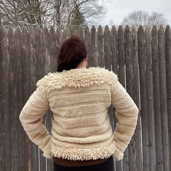 Otavalo Native‎ American Cardigan Sweater handmade - Picture 6 of 8